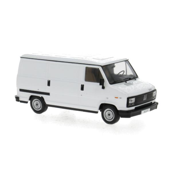 Fiat Ducato 1982 Wit Modelauto 1/43 Ixo Models Nieuw, Hobby en Vrije tijd, Modelauto's | 1:43, Overige merken, Ixo Models, Auto