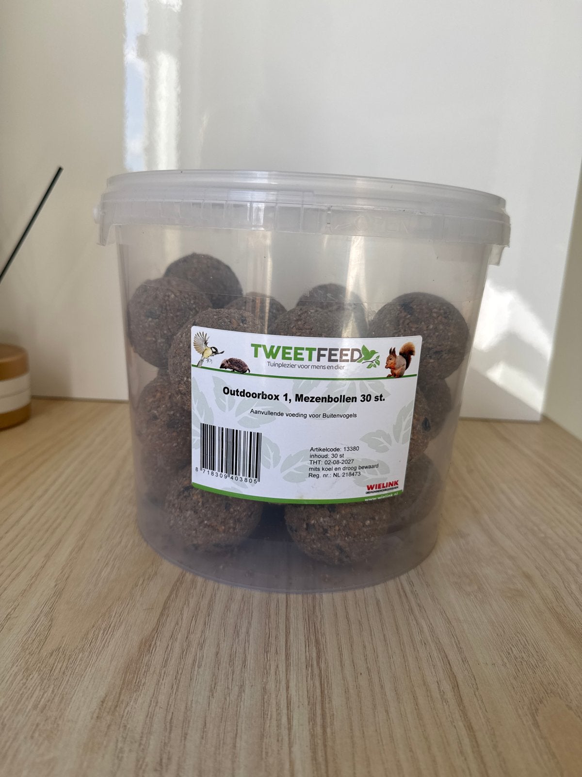 Vogelvoer mezenbollen, Meerdere dieren
