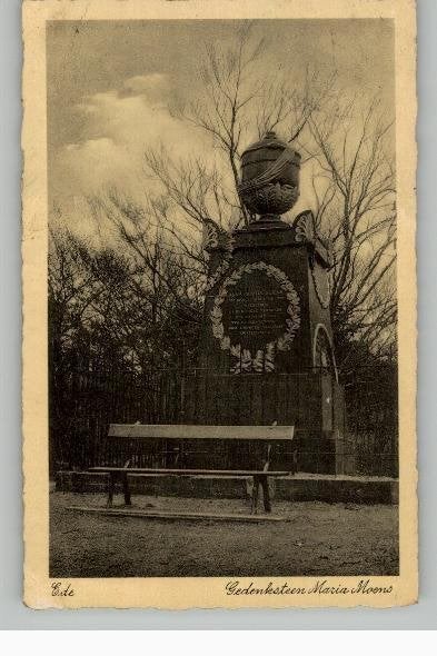 Ede Monument anna Moens op den Paaschberg 3 kaarten, Verzenden, 1920 tot 1940, Gelopen, Gelderland