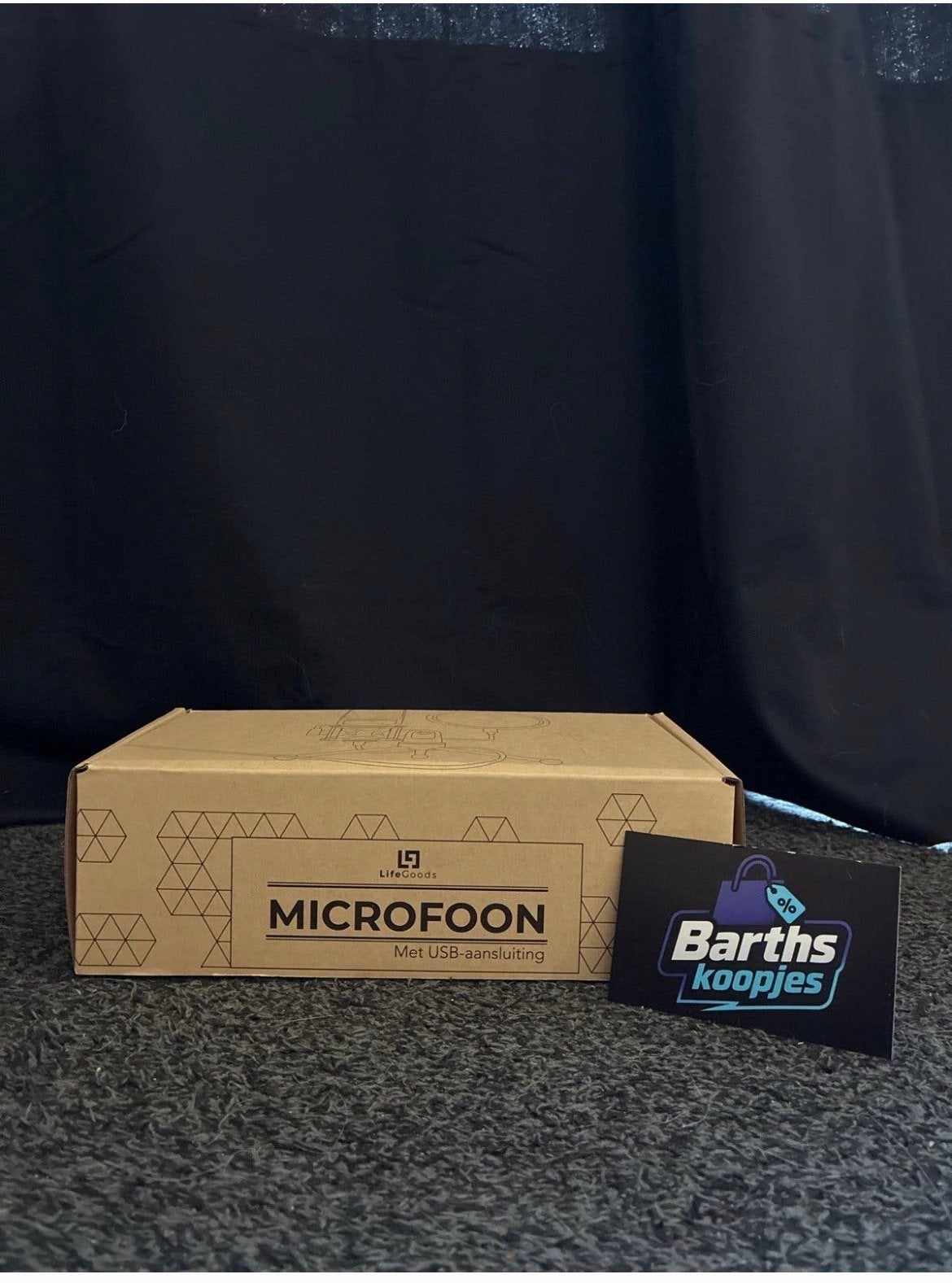 LifeGoods Microfoon met USB-aansluiting en Popfilter, Verzenden, Nieuw, Studiomicrofoon