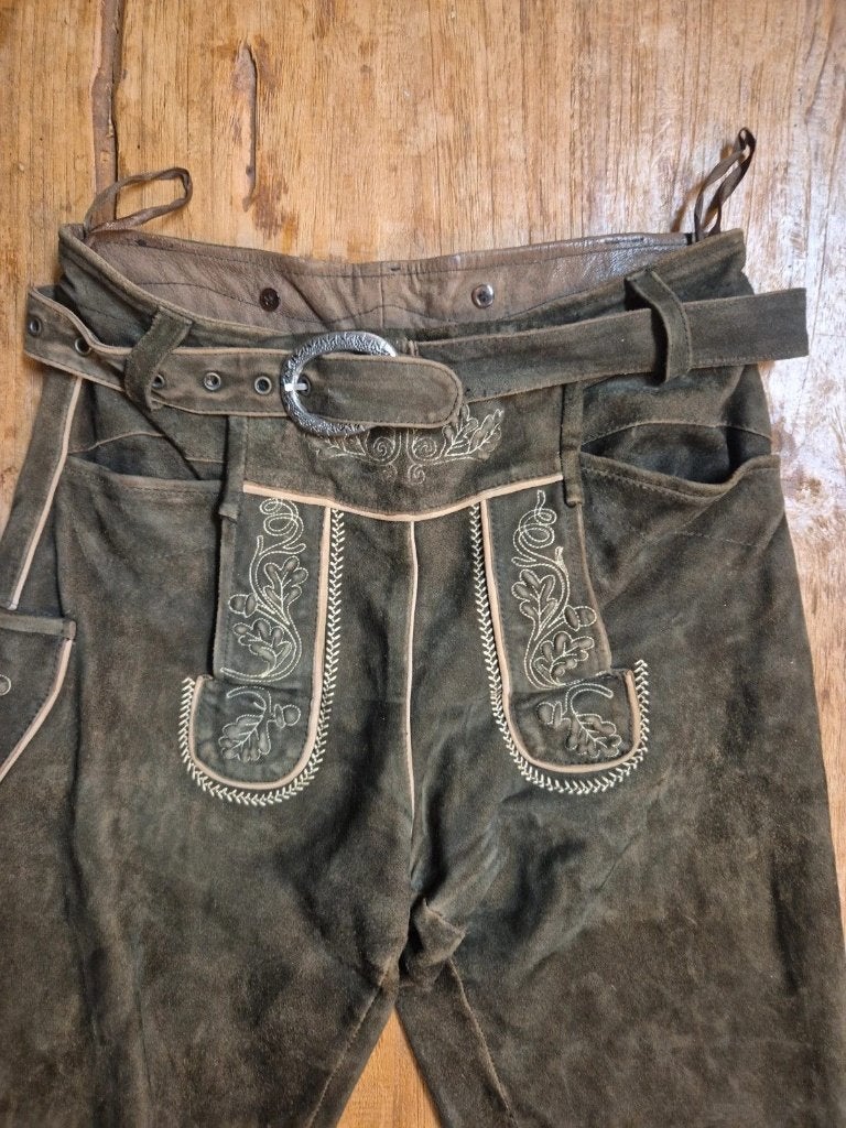 Mooie dames lederhosen, Orgin tiroler, Bruin, Djt@dejuistetoon.eu, Ophalen of Verzenden