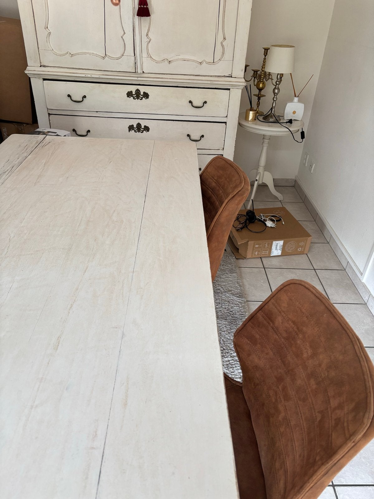 Gratis!! Robuste eettafel 180x90x75 cm - Landelijke stijl, Ophalen, Gebruikt, 50 tot 100 cm, Landelijk