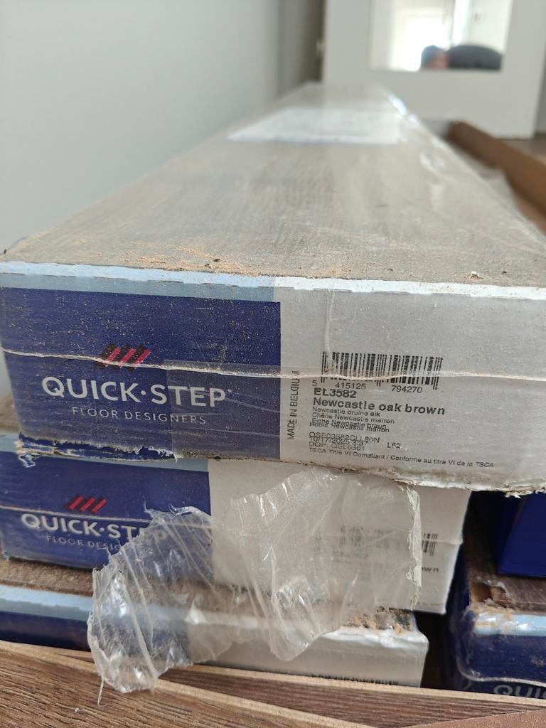 Quickstep EL3582 Eligna Laminaat Vloer - Nieuw in Verpakking, Ophalen, 50 tot 150 cm, Nieuw, 5 tot 10 m²