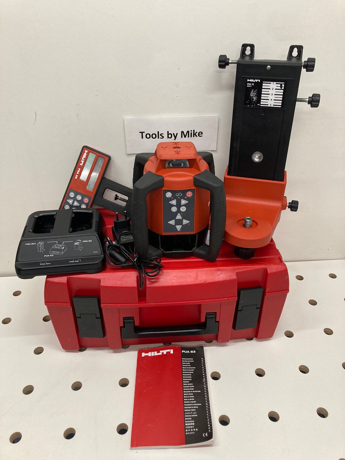 Hilti pr 26 bouw laser, Ophalen, Afstand