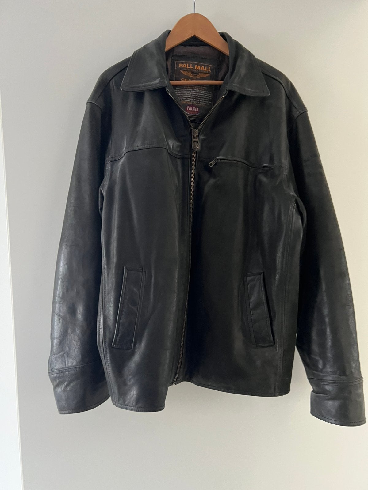 ZGAN 3x PALL MALL LEREN JACKS, Kleding | Heren, Ophalen of Verzenden, Zo goed als nieuw, Overige maten, Bruin