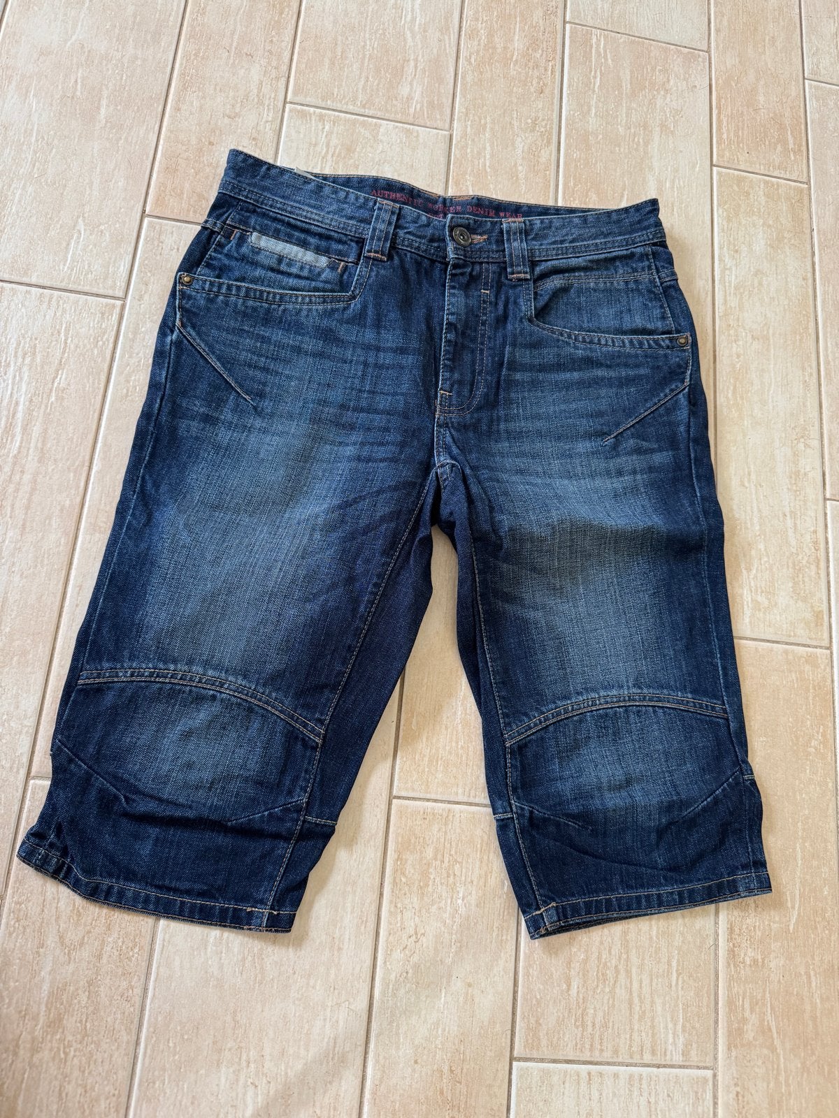 Korte 3/4 spijkerbroek - Maat 31, Ophalen of Verzenden, Zo goed als nieuw, Blauw, W32 (confectie 46) of kleiner
