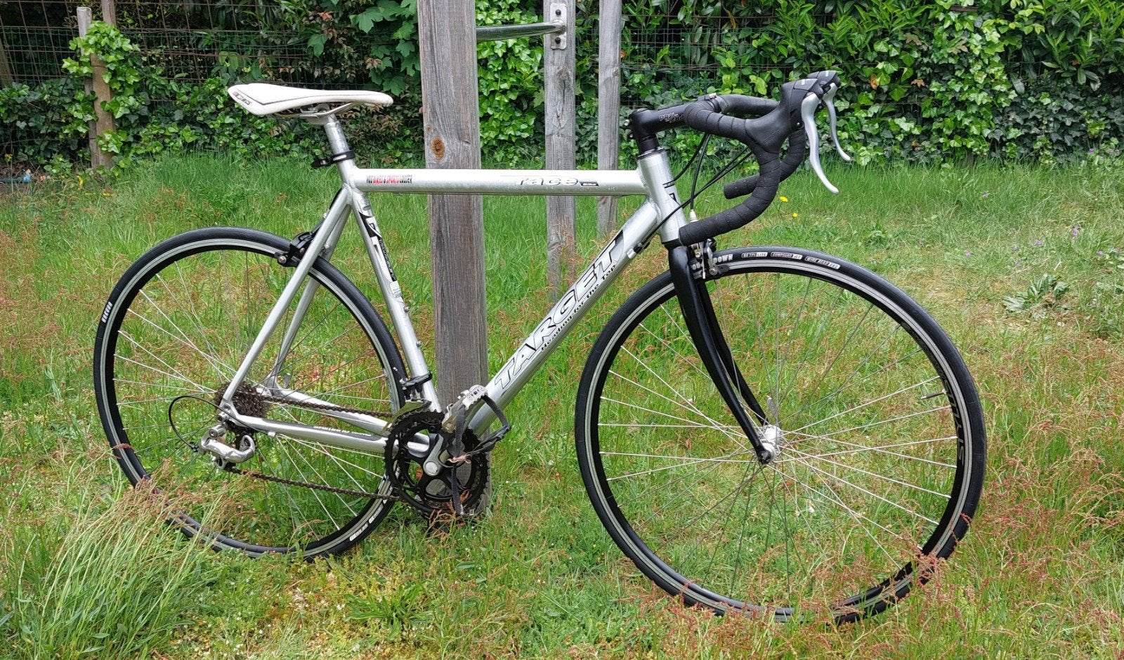 Racefiets Target Racing 7005 aluminium frame 14 V, Fietsen en Brommers, Fietsen | Racefietsen, Ophalen