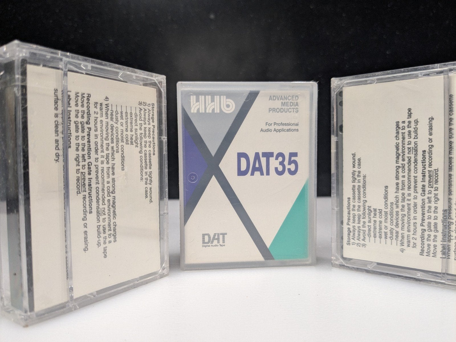 HHB DAT35 Digital Audio Tapes (3 stuks), 2 t/m 25 bandjes, Overige genres, Ophalen of Verzenden, Zo goed als nieuw