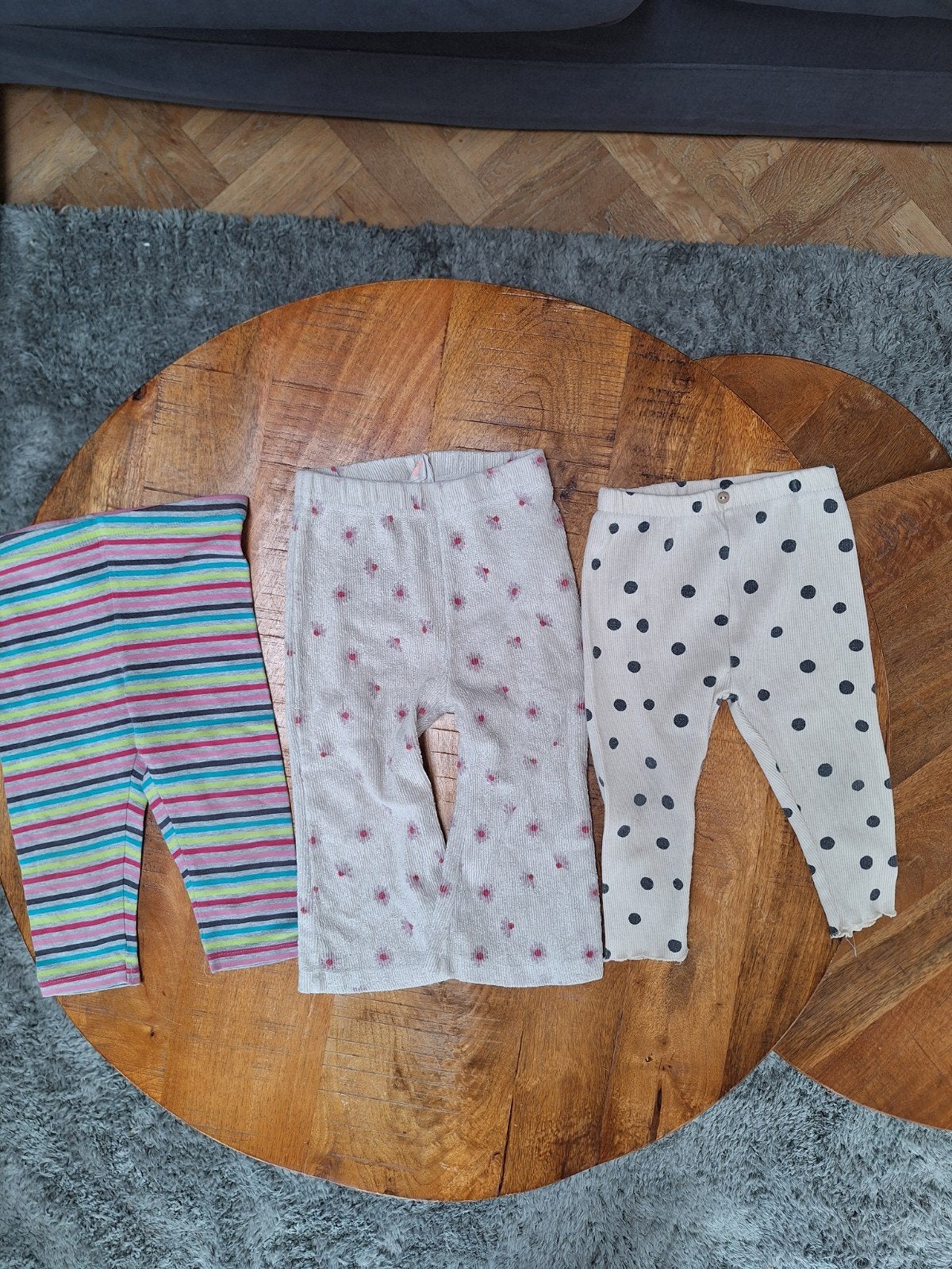 3 schattige leggings - maat 80. Zara, Hema, Broekje, Meisje, Hema, Zara, Ophalen of Verzenden