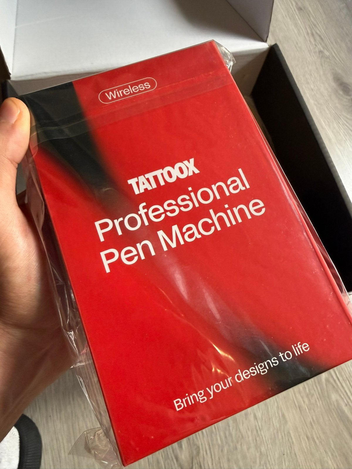 Professionele tattoo machine, Ophalen