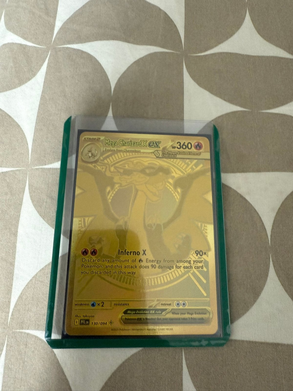 Mega Charizard X EX 130/094, Ophalen, Foil, Nieuw, Losse kaart