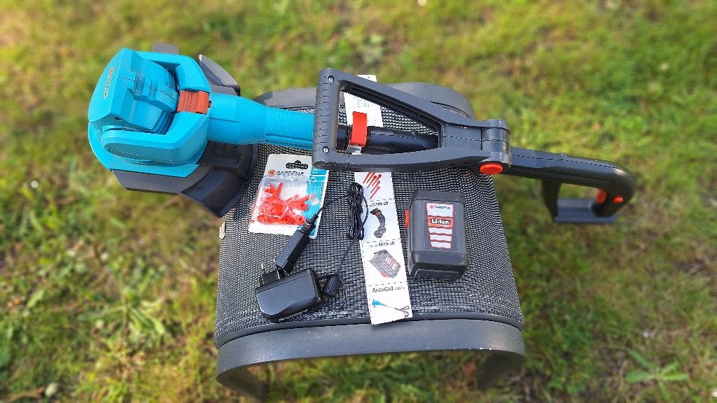 Gardena Turbo trimmer AccuCut 400Li, Ophalen, Gebruikt, Accu, Minder dan 10 cm