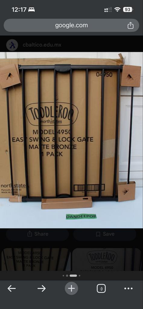 2x Toddleroo babyhekje nieuw in doos, Kinderen en Baby's, Traphekjes, Ophalen, Nieuw, 115 cm of meer, Metaal of IJzer