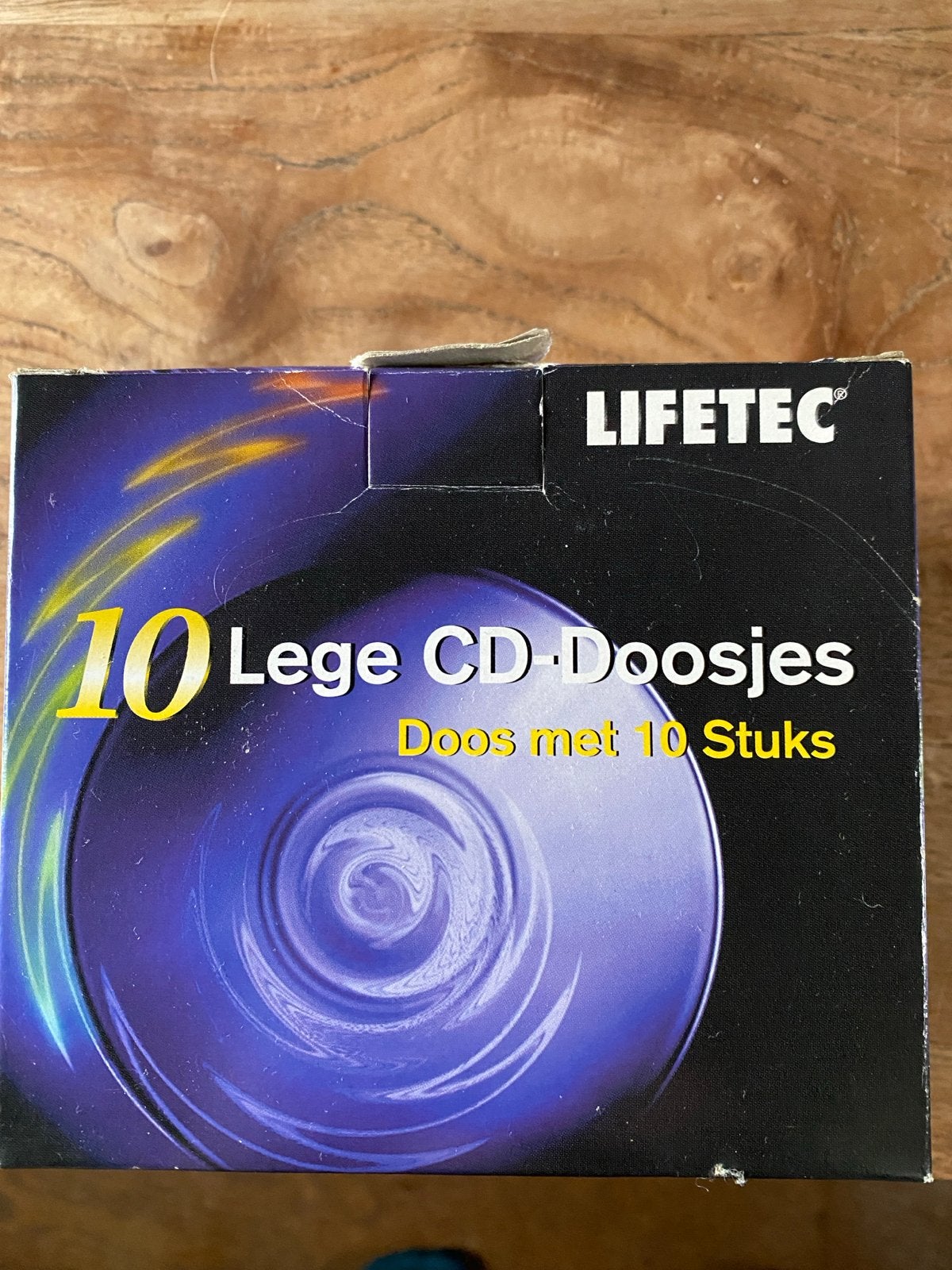 10 Lege CD-Doosjes Lifetec - Nieuw, Computers en Software, Beschrijfbare discs, Ophalen of Verzenden, Nieuw, Cd