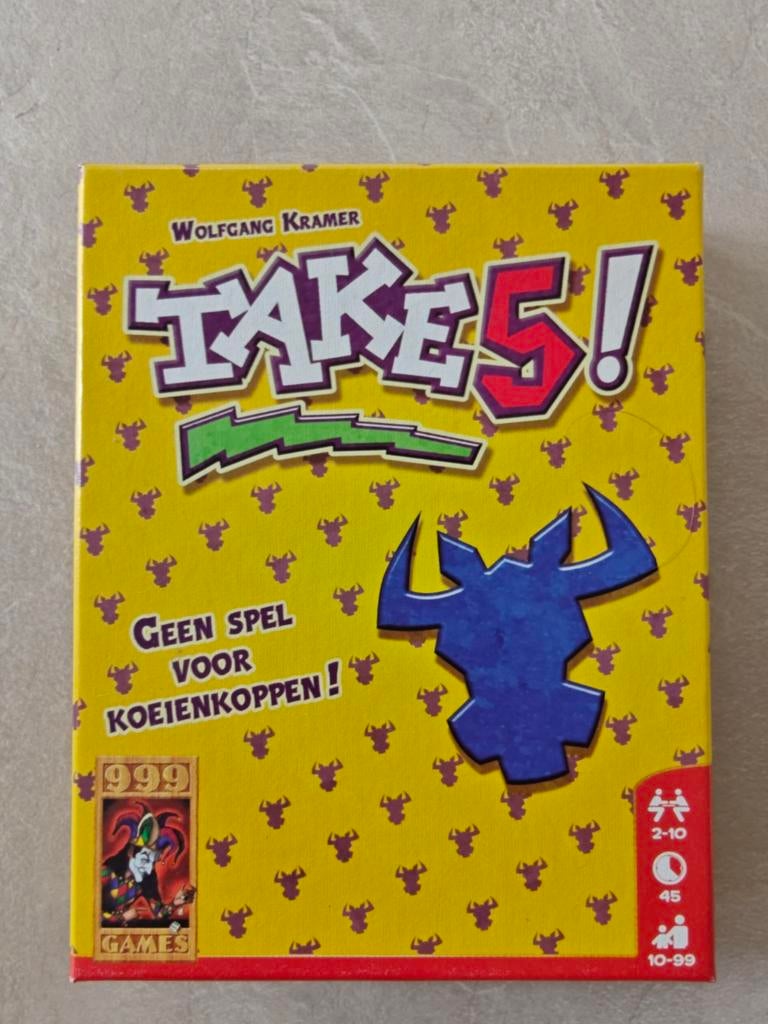 Take 5! Kaartspel van 999 Games - Zo goed als nieuw, Hobby en Vrije tijd, Gezelschapsspellen | Kaartspellen, Vijf spelers of meer