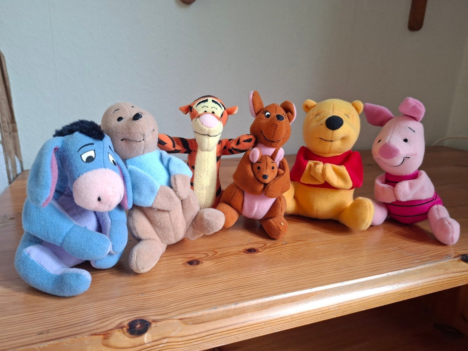 Winnie de Poeh knuffels set - Knorretje, Teigetje, Iejoor, Kinderen en Baby's, Speelgoed | Knuffels en Pluche, Zo goed als nieuw