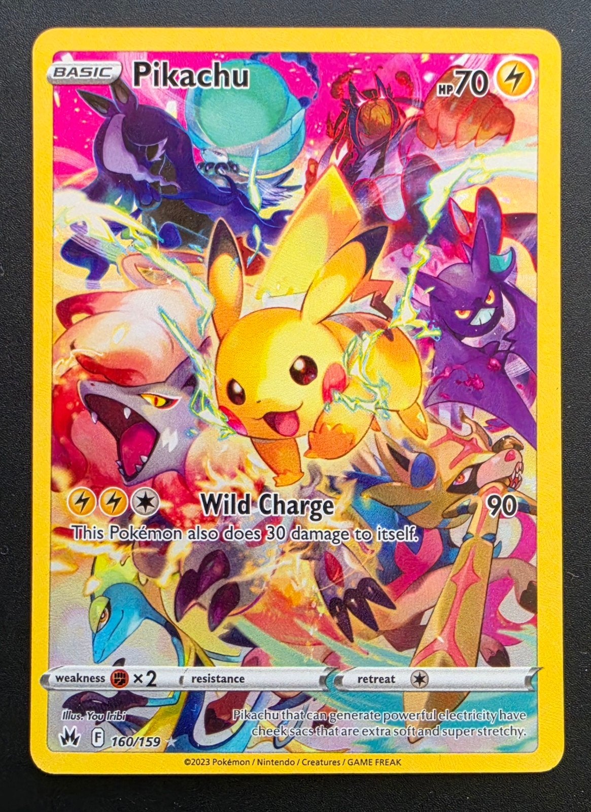 Pikachu Crown Zenith Minty, Ophalen of Verzenden, Zo goed als nieuw