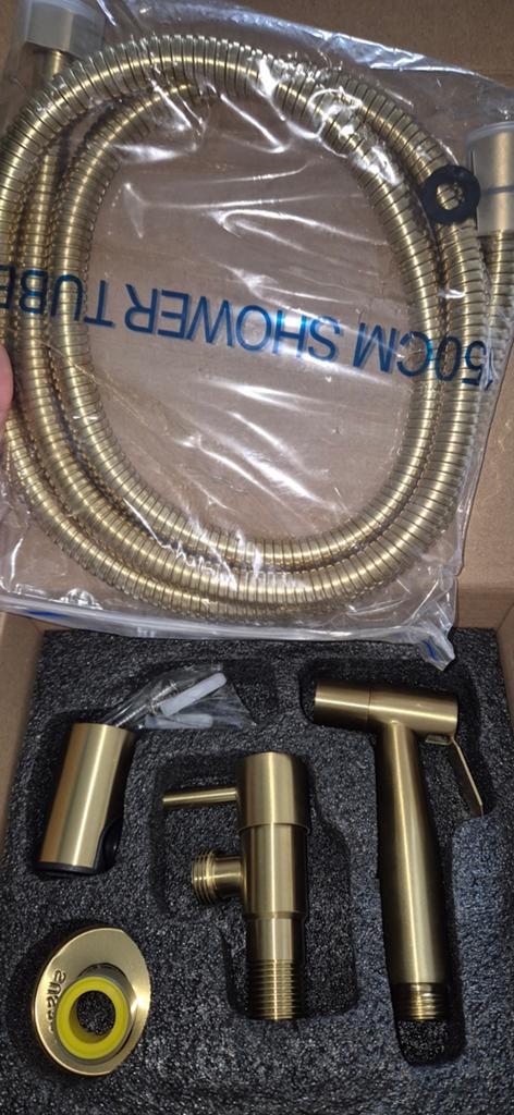 Gouden Handdouche Bidet Kit met Slang en Kraan, Ophalen of Verzenden