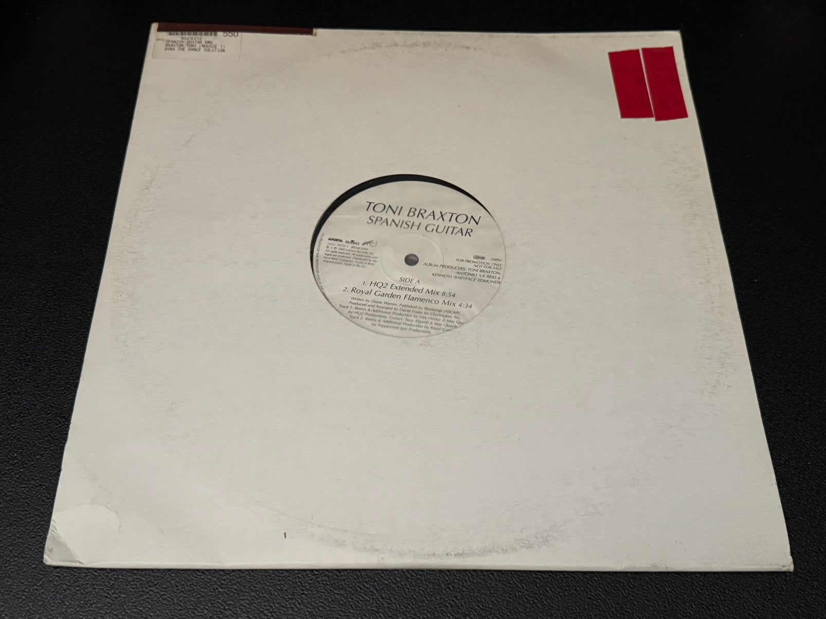 Toni Braxton - Spanish Guitar - 2x Promo 12” MAXI, Promo, Ophalen of Verzenden, Zo goed als nieuw, 12 inch