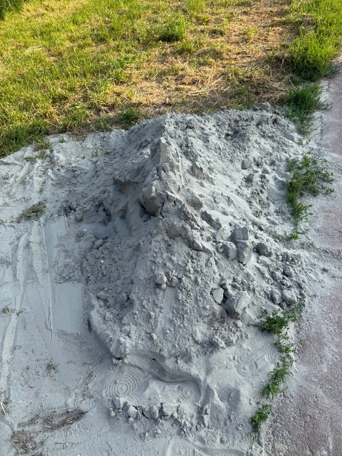 Halve kuub Ophoogzand, Ophalen, Nieuw, Ophoogzand