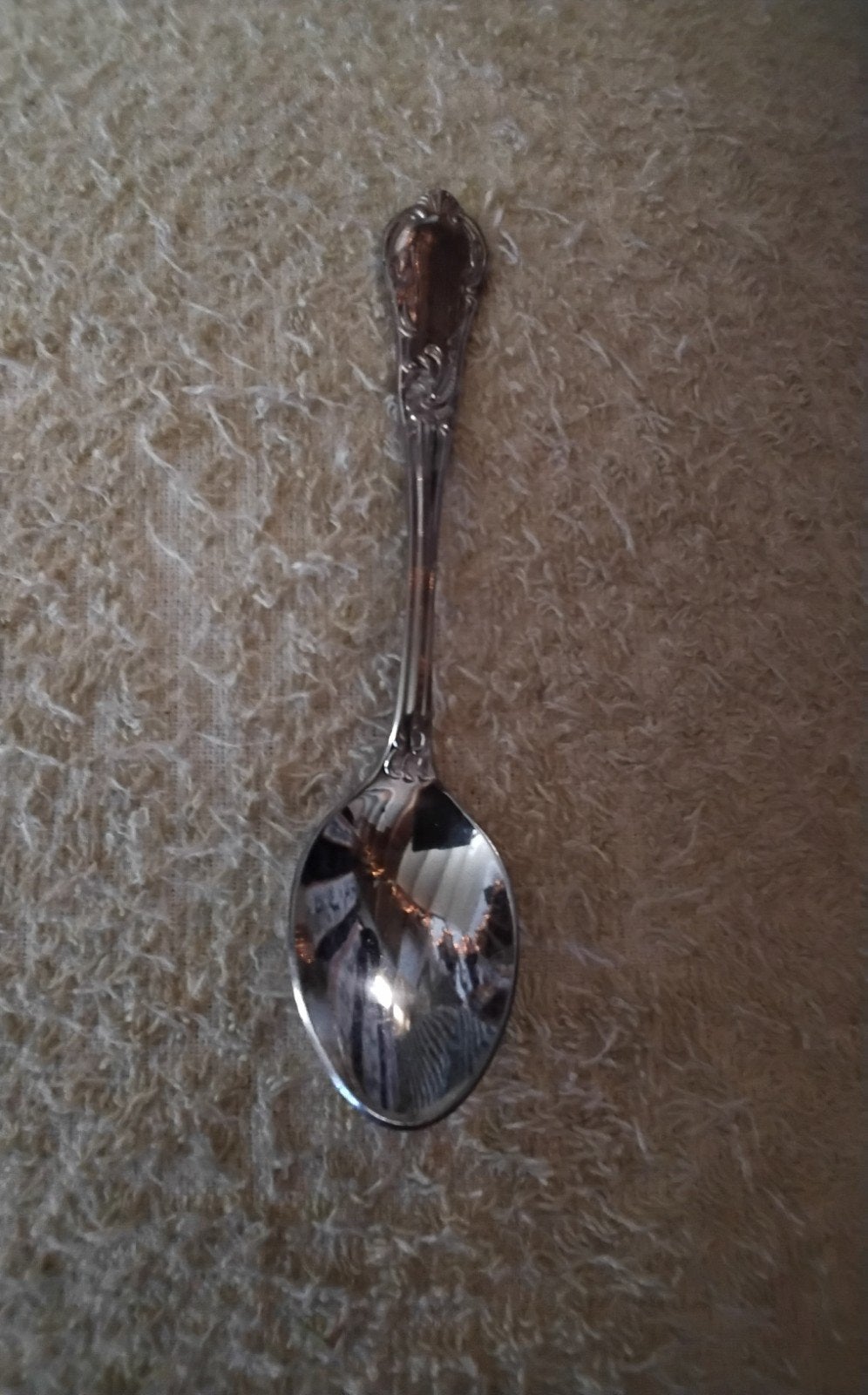 Vintage Retro lepeltje met gedetailleerd handvat, Ophalen of Verzenden