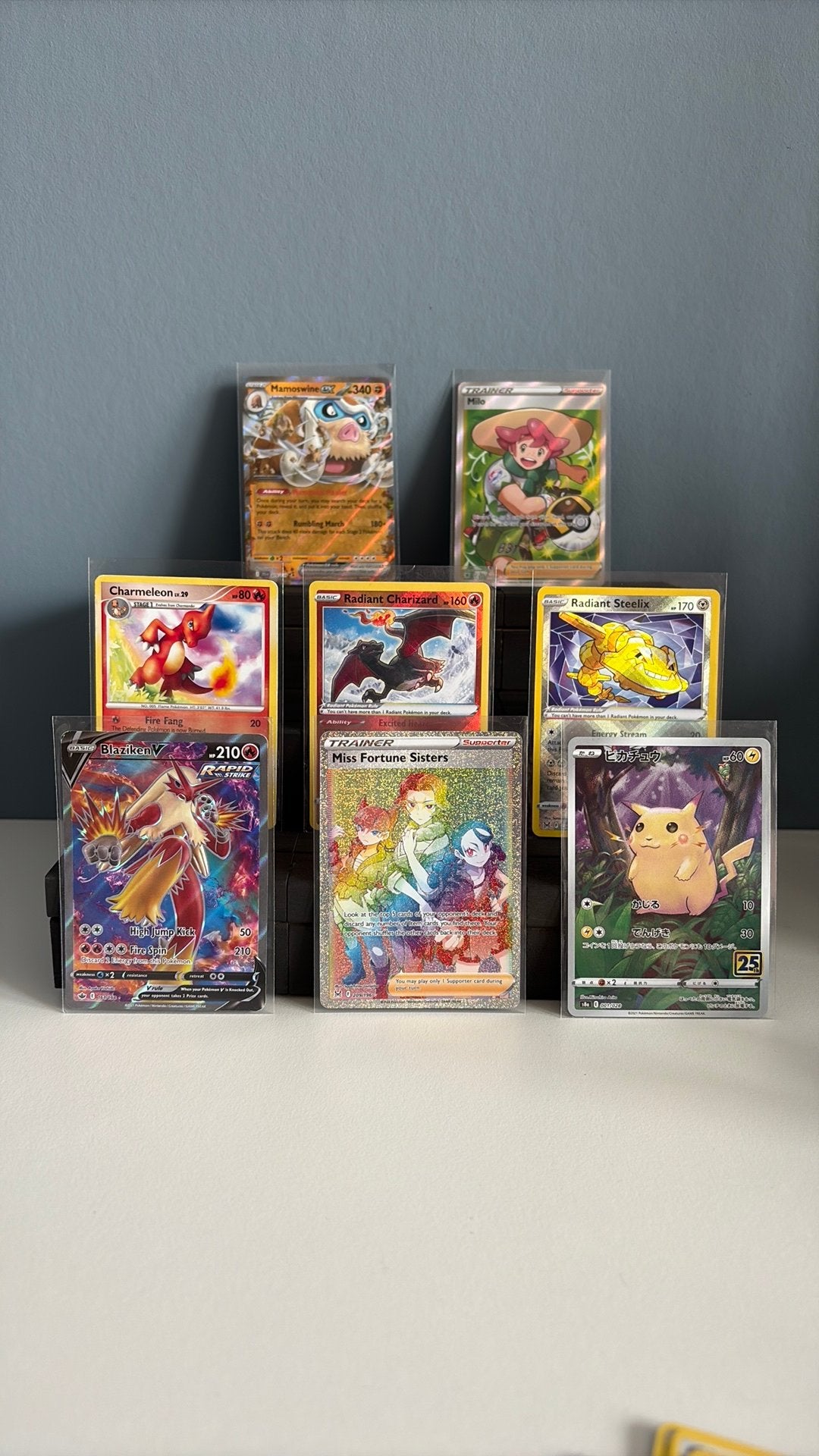 Diverse pokemon kaarten, Ophalen of Verzenden, Zo goed als nieuw, Meerdere kaarten