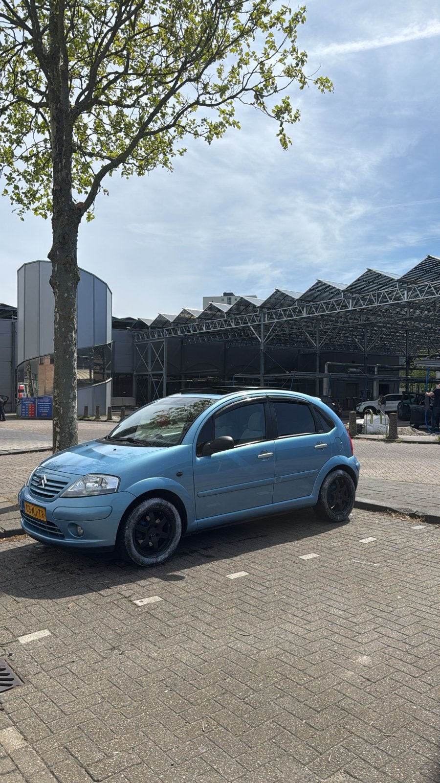 Citroën C3 1.4 I 2003 Blauw, Auto's, Voorwielaandrijving, Blauw, Origineel Nederlands, Bedrijf