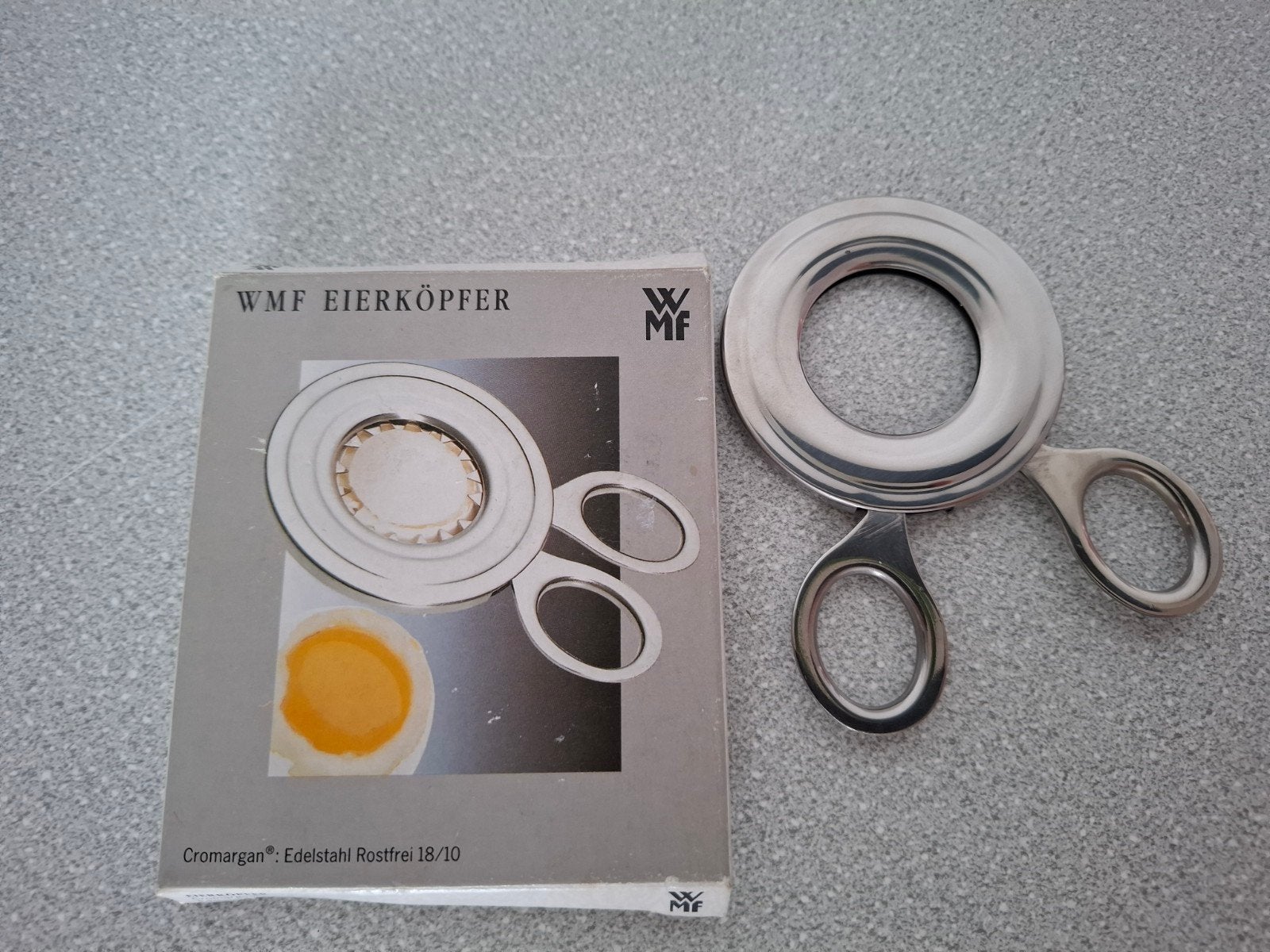 WMF Eierkopper Cromargan RVS 18/10 - Zo goed als nieuw, Overige typen, Zilver, Ophalen of Verzenden, Zo goed als nieuw