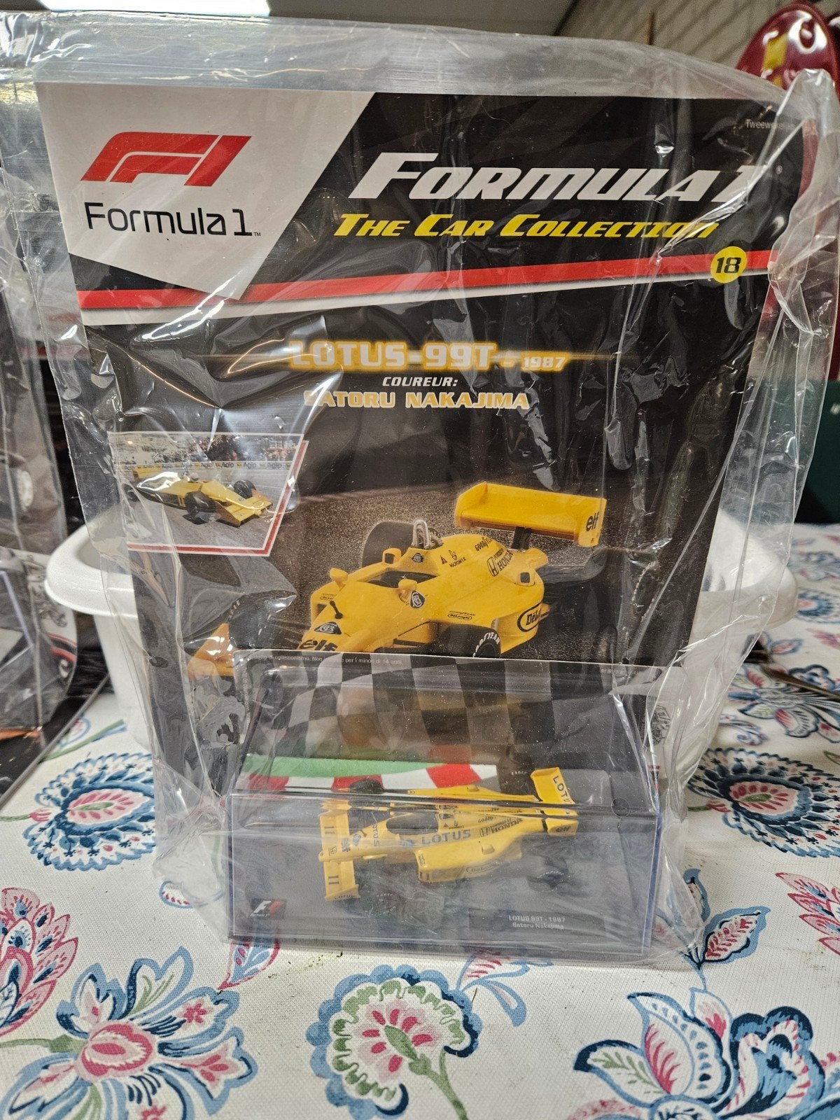 Lotus 99T 1987 Satoru Nakajima F1 Car Collection Nieuw, Ophalen of Verzenden, Nieuw, Auto, Overige merken