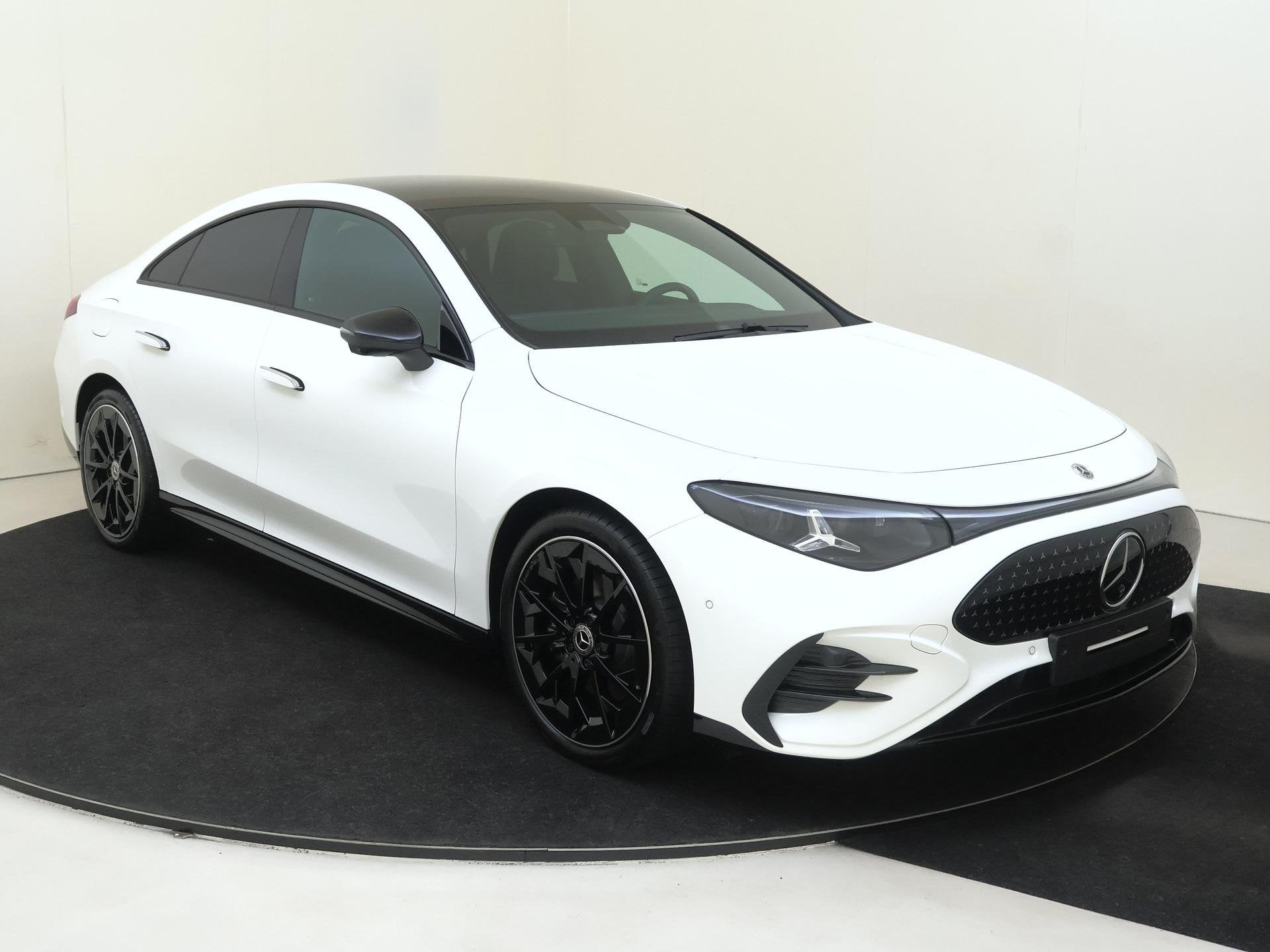 Mercedes-Benz CLA-klasse 250+ Launch Edition 85.5 kWh Nightp, Auto's, Achterwielaandrijving, Zwart, 743 km, Wit