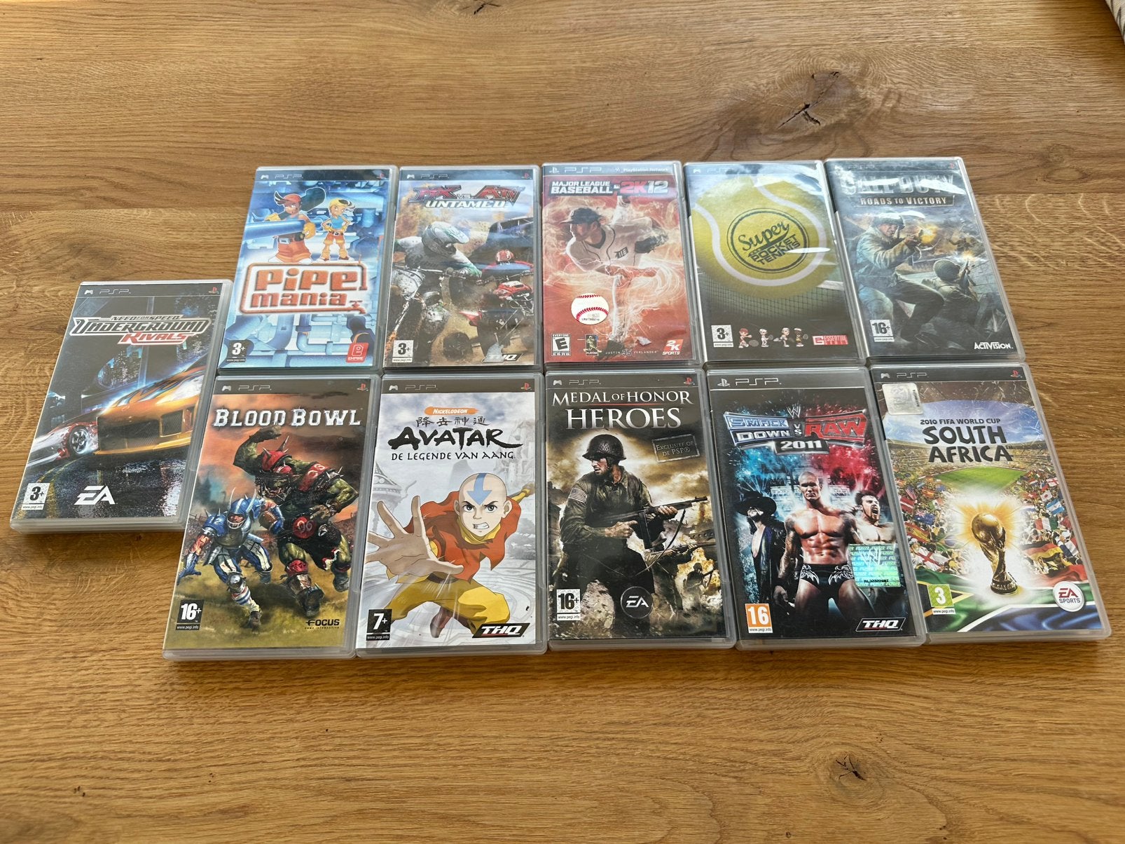 11 Playstation Portable Games PSP Als nieuw, getest compleet, Spelcomputers en Games, Games | Sony PlayStation Portable, Overige genres