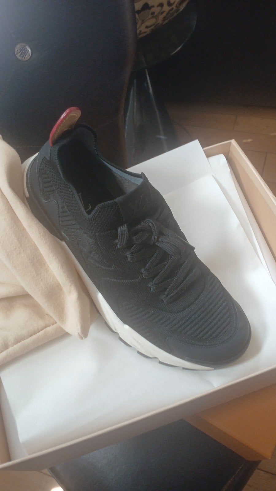 Originele Louis Vuitton LV Runner Tatic Sneaker Maat 42, Zwart, Ophalen of Verzenden, Louis Vuitton, Sneakers of Gympen