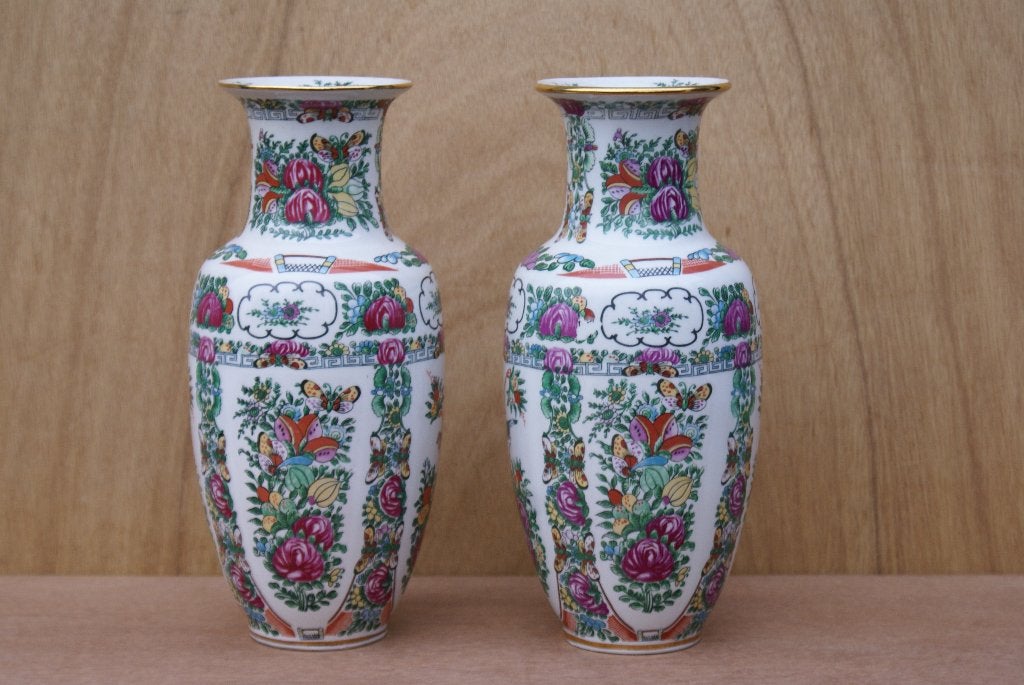 Twee mooie Chinese vazen, Antiek en Kunst, Antiek | Vazen, Ophalen of Verzenden