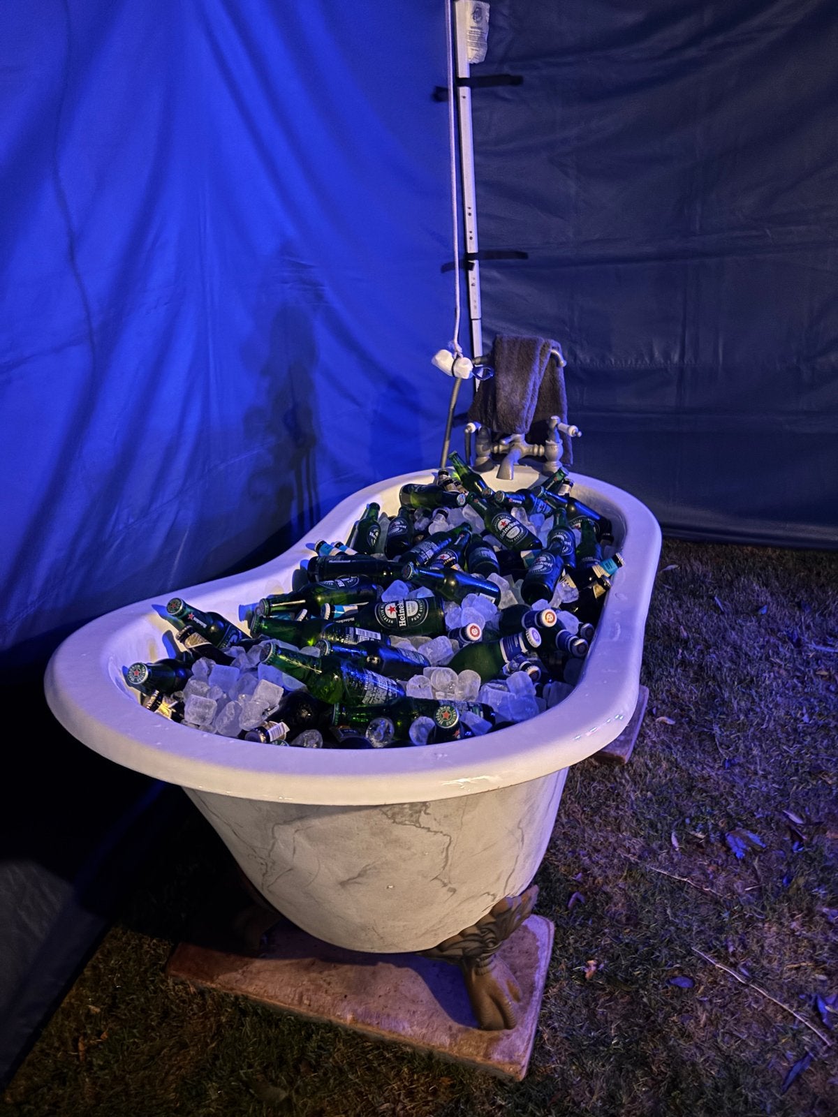 Vintage Badkuip op Leeuwenpoten - Perfect voor Feestjes!, Ophalen of Verzenden, Gebruikt
