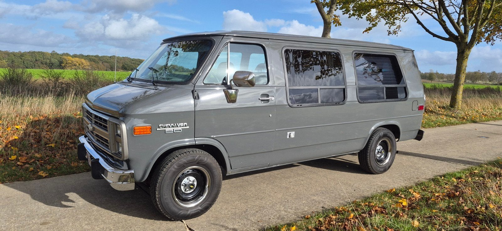 Chevrolet Chevy Van Crestliner, Auto's, Automaat, Achterwielaandrijving, Chevrolet, Alcantara