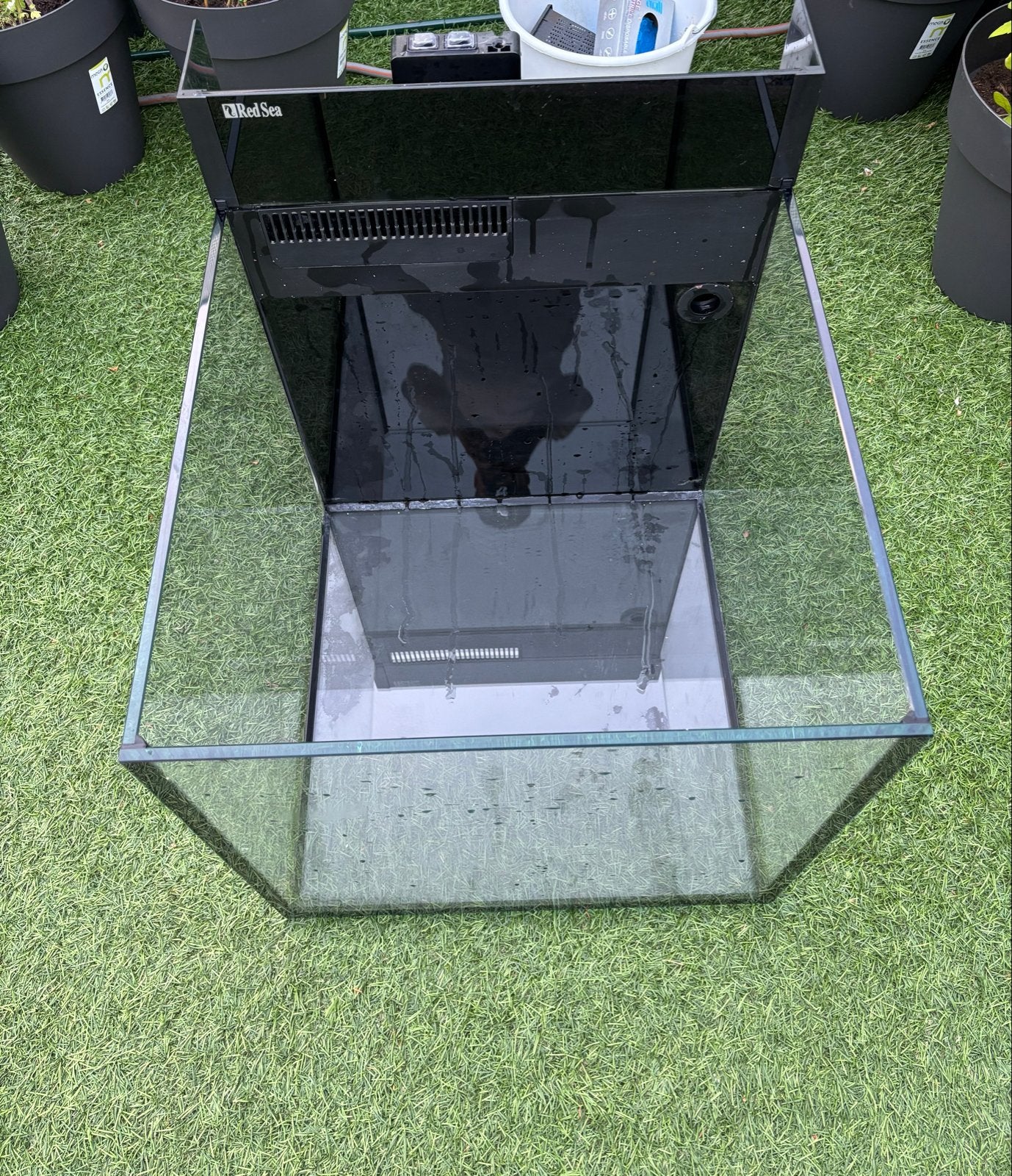 Red Sea Max Nano G2 Xl 125liter aquarium met meubel 6mnd oud, Dieren en Toebehoren, Vissen | Aquaria en Toebehoren, Red Sea, Inclusief deksel