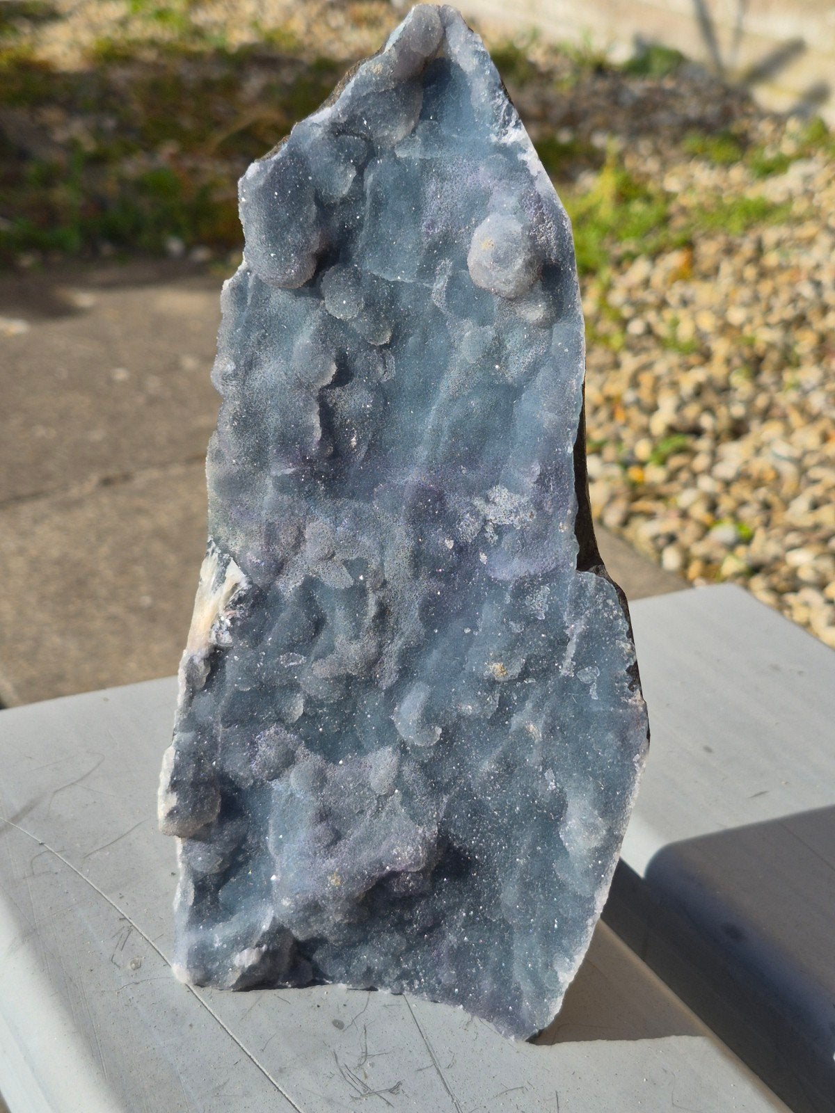 Staand stuk chalcedoon, Ophalen of Verzenden