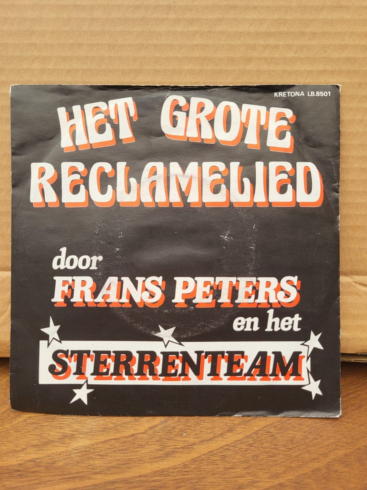 Frans Peters En Het Sterrenteam-Het Grote Reclamelied (a1), Ophalen of Verzenden, Zo goed als nieuw, Nederlandstalig