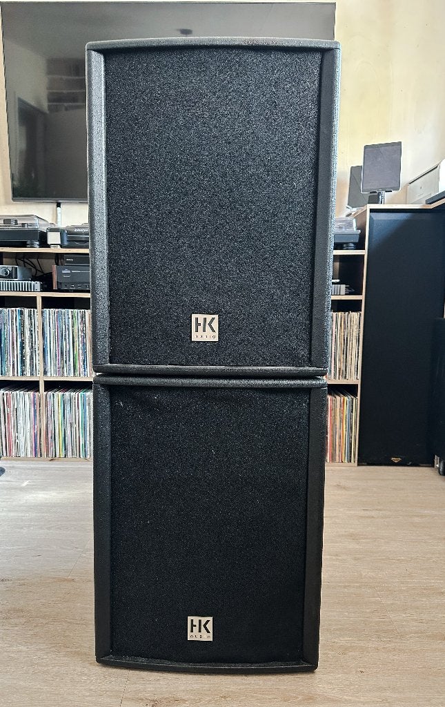 HK Audio Premium PR:O 15 full-range PA-speakers luidsprekers, Audio, Tv en Foto, Luidsprekers, Gebruikt, 120 watt of meer, Front, Rear of Stereo speakers
