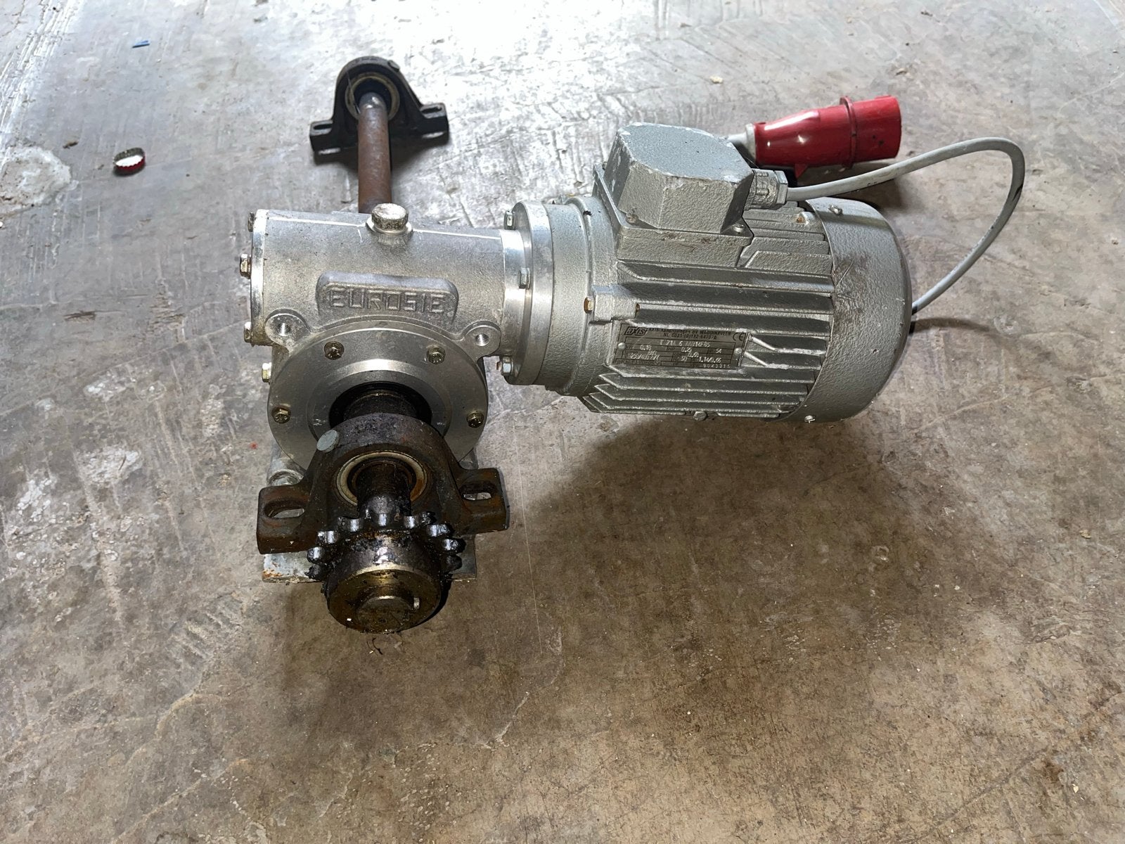 Elektra Motor met Reductiekast, Ophalen, Elektromotor