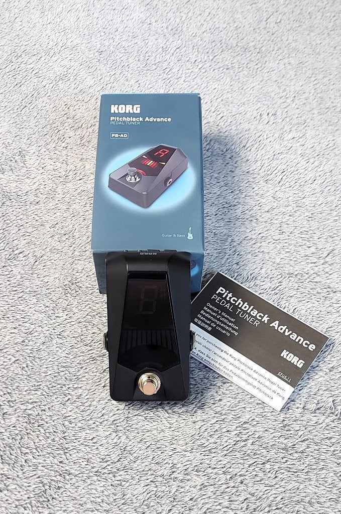 Korg Pitchblack Advance Pedal Tuner, Ophalen of Verzenden, Zo goed als nieuw