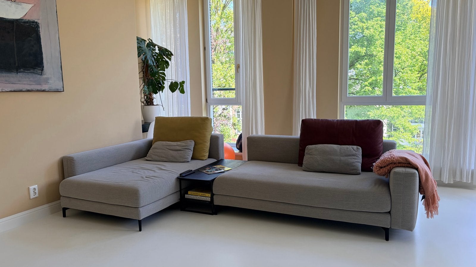 Rolf Benz NUVOLA designbank - Modulair & Luxe, Ophalen, 250 tot 300 cm, 100 tot 125 cm, Zo goed als nieuw