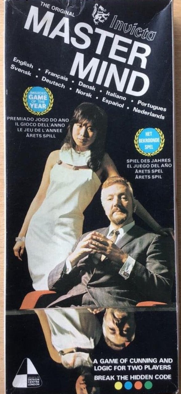 Vintage Mastermind - vanaf 8 jaar - ZGAN, Een of twee spelers, Ophalen of Verzenden, Zo goed als nieuw
