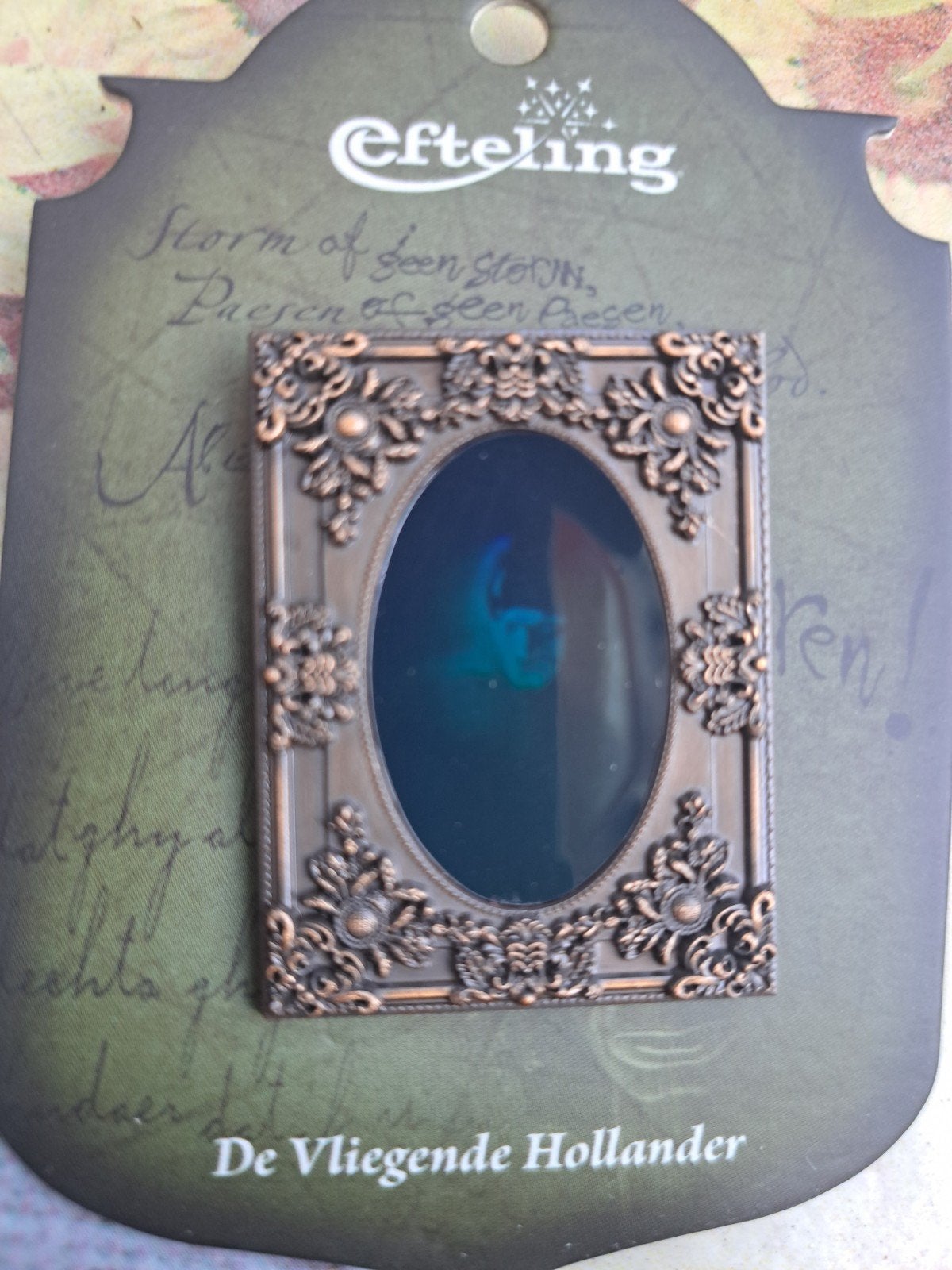 efteling pin  de vliegende Hollander, Verzamelen, Verzenden, Nieuw, Button of Speldje