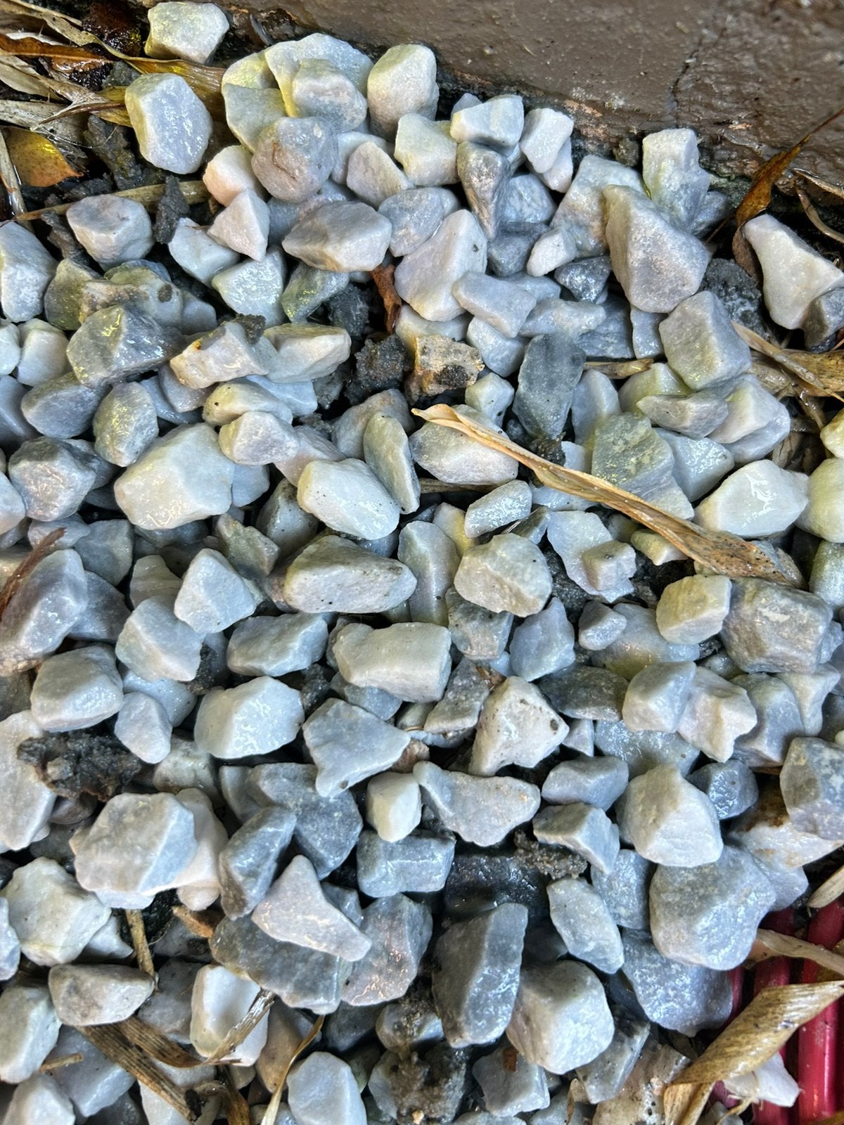 Grit/split kleur Icy Blue 100kg, Tuin en Terras, Grind, Keien en Split, Ophalen, Nieuw, Split