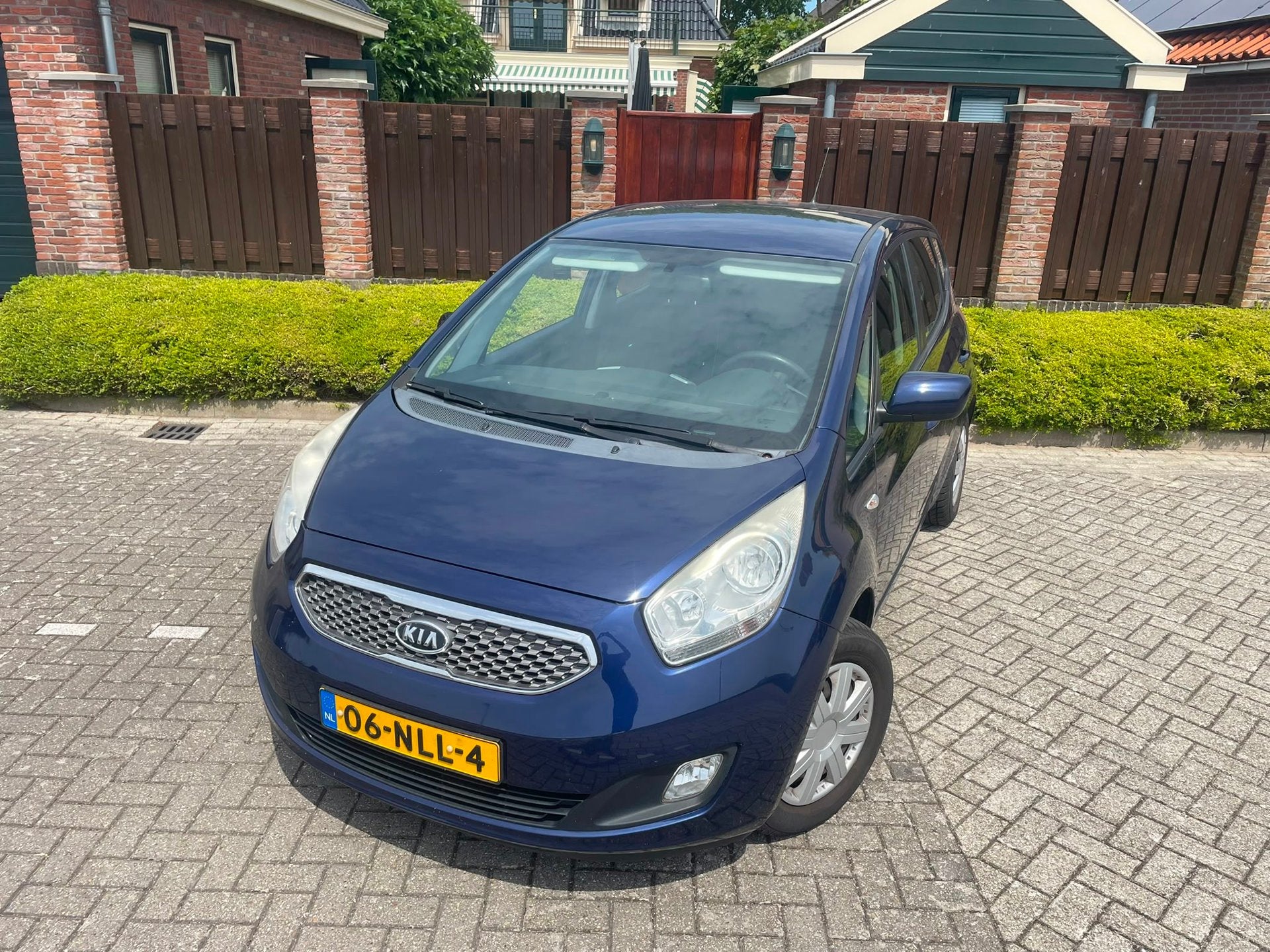 Kia Venga 1.4 CVVT X-tra TREKHAAK I AIRCO I HOGE INSTAP I PD, Auto's, Kia, Voorwielaandrijving, Euro 5, Stof, Gebruikt
