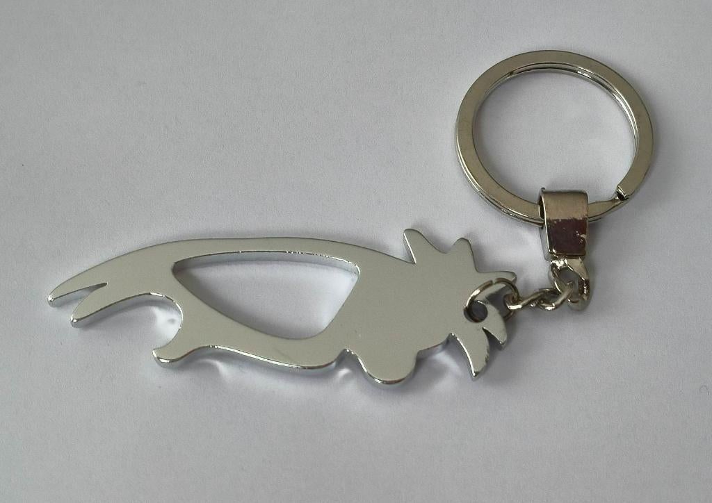 Kip/Haan sleutelhanger (zilverkleurig), Verzamelen, Ophalen of Verzenden, Nieuw, Dier of Natuur