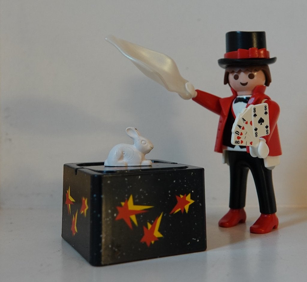 Playmobil 4667 – Goochelaar met konijn uit magische doos, Complete set, Special plus, Ophalen of Verzenden, Zo goed als nieuw