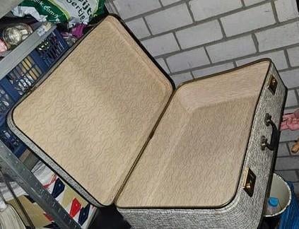 Vintage Koffer - Jaren '60 - 80x50x20 cm, Sieraden, Tassen en Uiterlijk, Koffers, Overige materialen, Gebruikt, 50 tot 60 cm, Ophalen of Verzenden