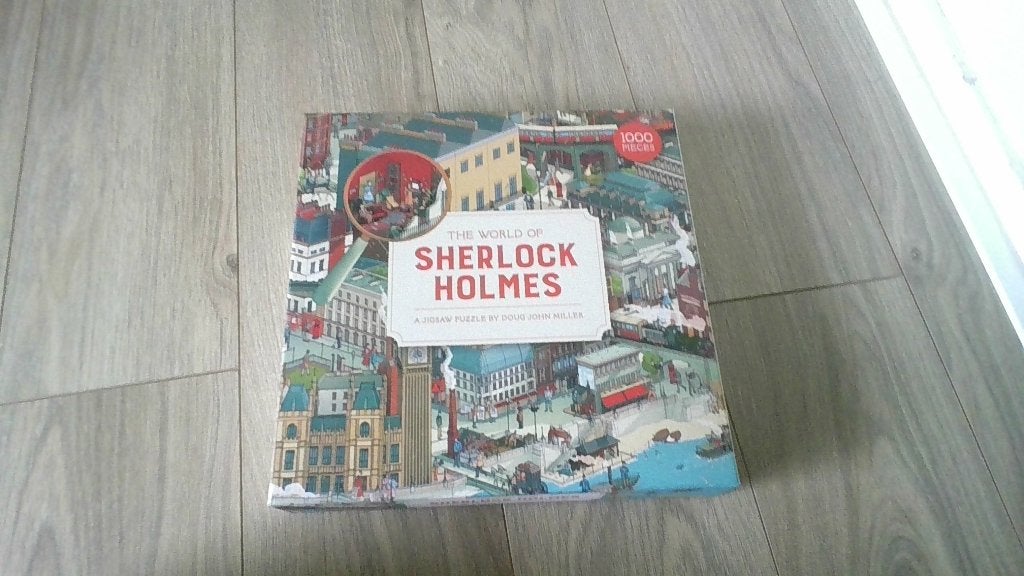 Sherlock Holmes Legpuzzel - 1000 stukjes, compleet, Ophalen of Verzenden, 500 t/m 1500 stukjes, Zo goed als nieuw, Legpuzzel